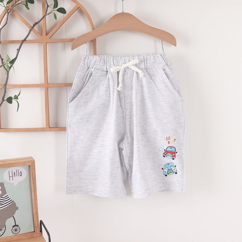 Olive denim - Korean Children Fashion - #childofig - Car Shorts - 3