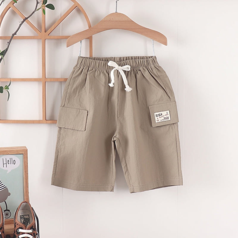 Olive denim - Korean Children Fashion - #stylishchildhood - Banding Shorts - 4