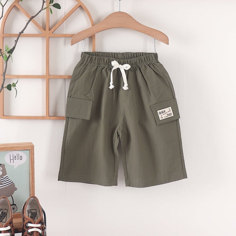 Olive denim - Korean Children Fashion - #childrensboutique - Banding Shorts - 5