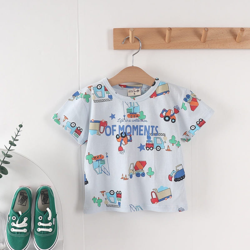 Olive denim - Korean Children Fashion - #littlefashionista - Equipment Tee - 2