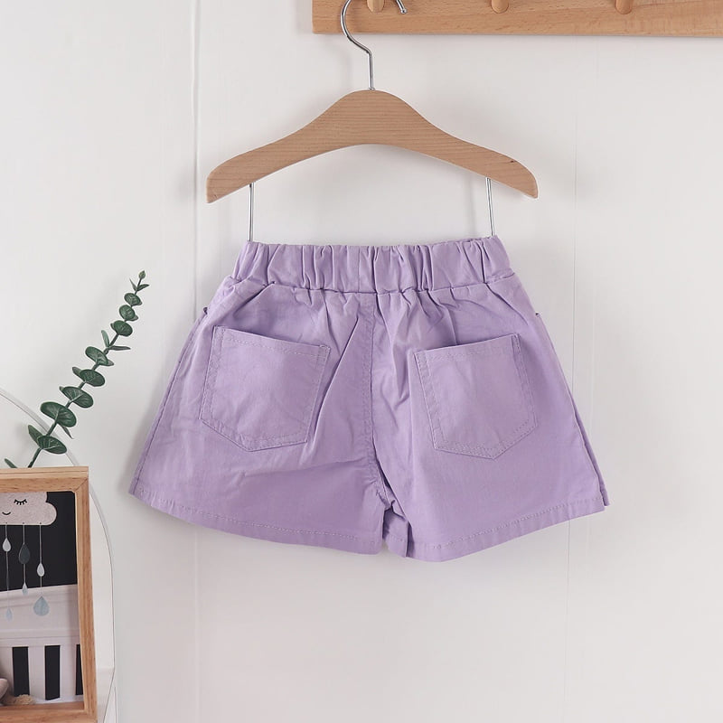 Olive denim - Korean Children Fashion - #prettylittlegirls - Cotton Skirt Shorts - 3