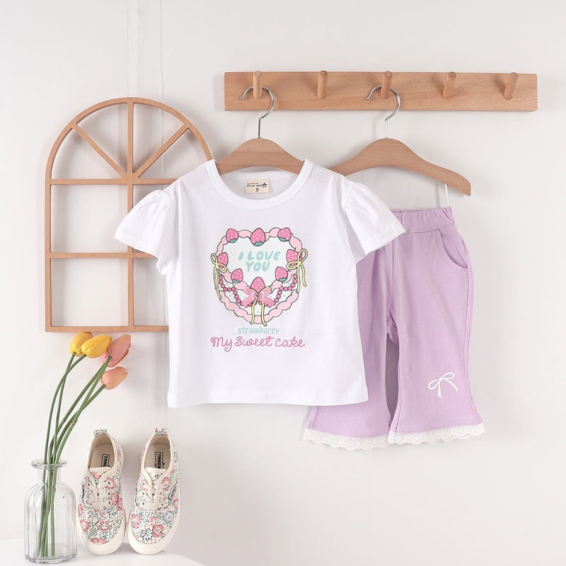 Olive denim - Korean Children Fashion - #todddlerfashion - I love Tee - 8