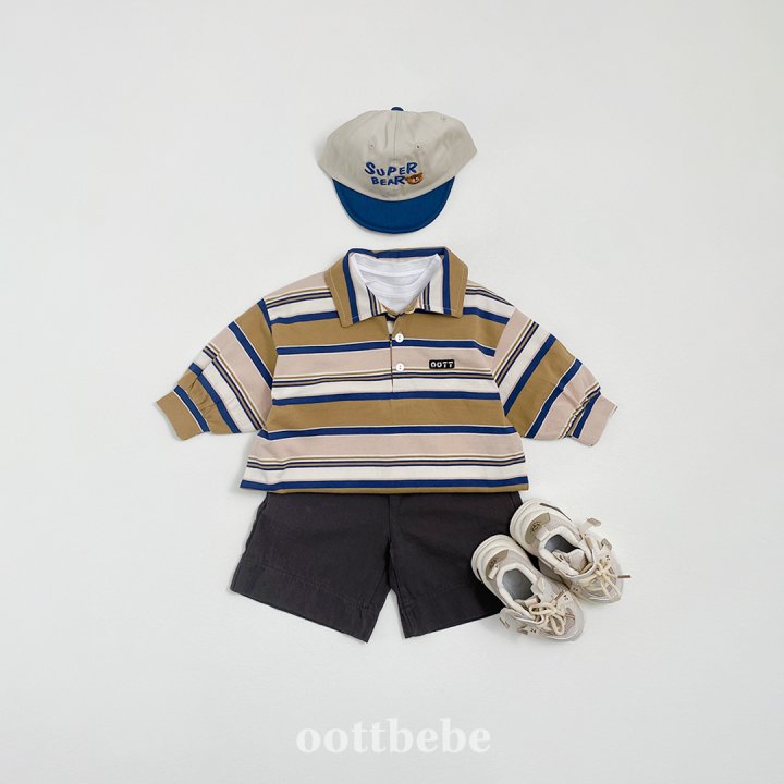 Oott Bebe - Korean Baby Fashion - #babyboutique - Meet Collar Tee - 7