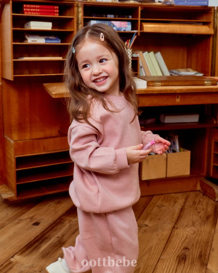 Oott Bebe - Korean Baby Fashion - #babyboutique - Love Bebe Top Bottom Set - 5