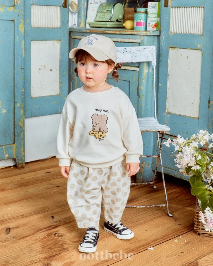 Oott Bebe - Korean Baby Fashion - #babyboutique - Dot Pumpkin Pants - 3