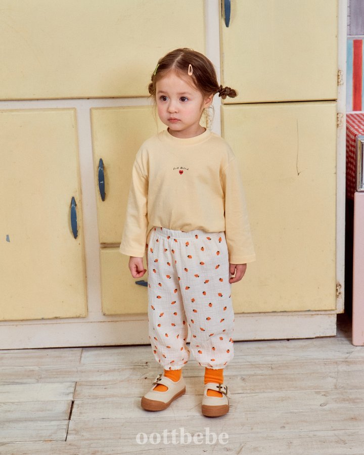 Oott Bebe - Korean Baby Fashion - #babyboutique - Love Tee Set - 11