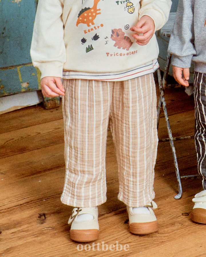 Oott Bebe - Korean Baby Fashion - #babyboutique - Wrinkle Pants - 4