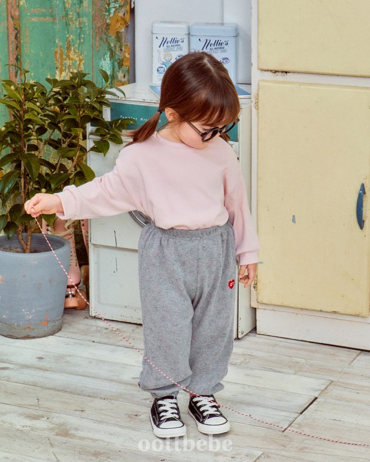 Oott Bebe - Korean Baby Fashion - #babyboutique - Holiday Waffle Pants