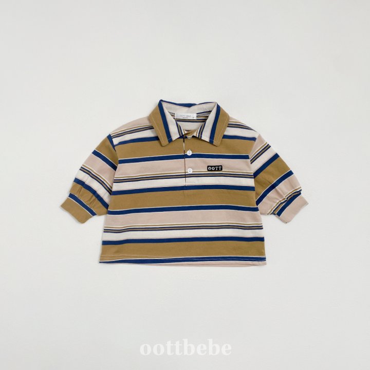 Oott Bebe - Korean Baby Fashion - #babyboutiqueclothing - Meet Collar Tee - 8