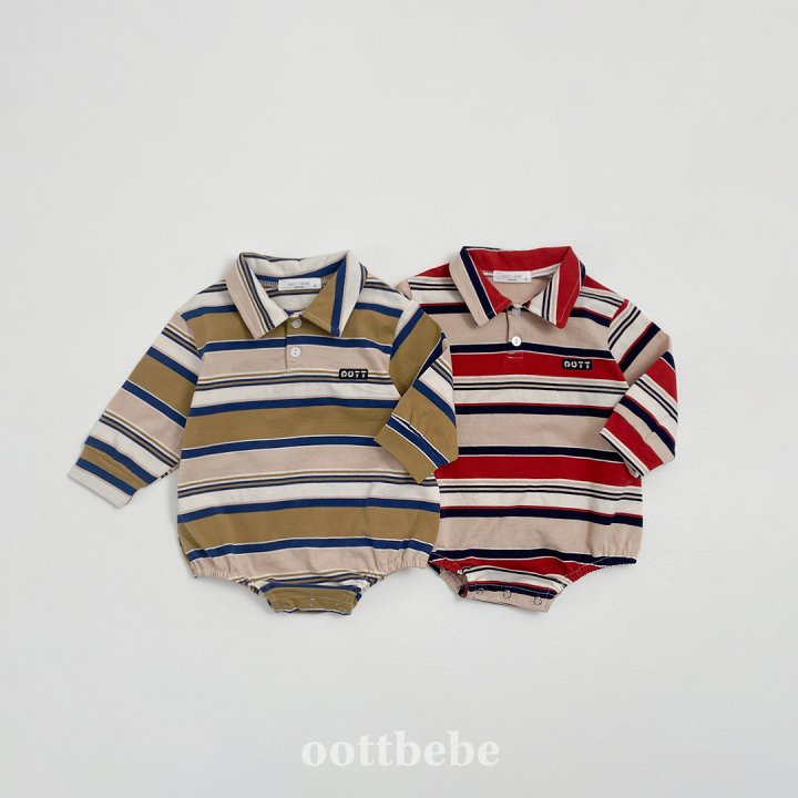 Oott Bebe - Korean Baby Fashion - #babyboutiqueclothing - Meet Collar Suit - 7