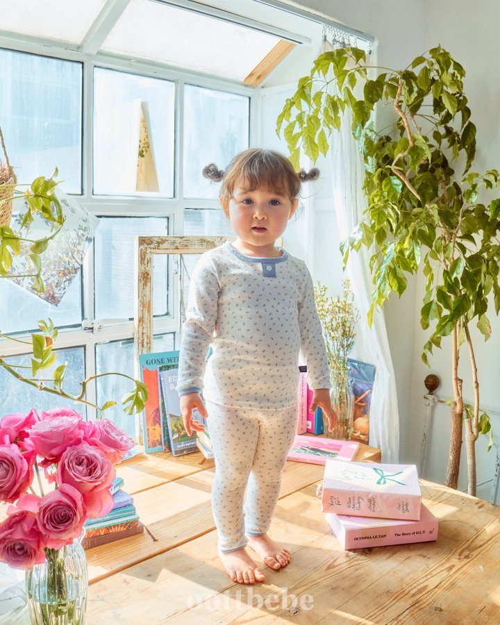 Oott Bebe - Korean Baby Fashion - #babyboutiqueclothing - Mini Span Rib Cute Easywear - 3