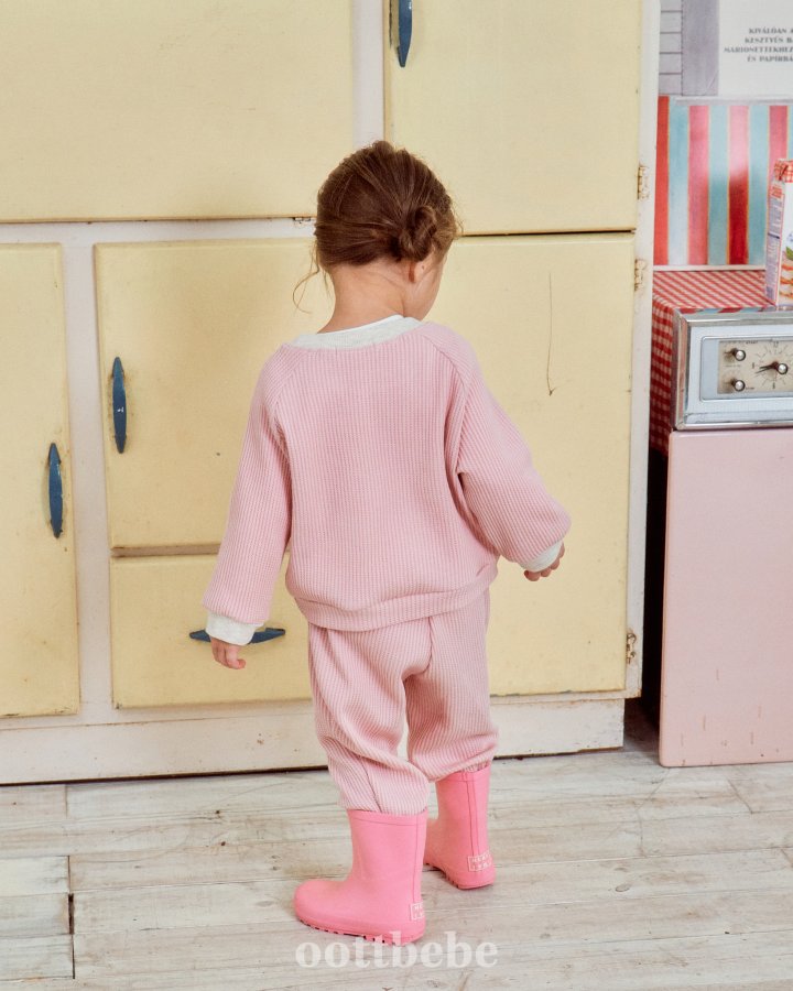 Oott Bebe - Korean Baby Fashion - #babyboutiqueclothing - Apple Otti Top Bottom Set - 10
