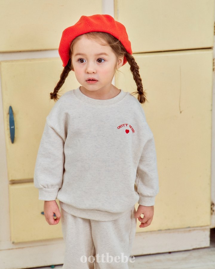 Oott Bebe - Korean Baby Fashion - #babyboutiqueclothing - Love Bebe Top Bottom Set - 7