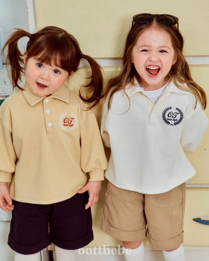 Oott Bebe - Korean Baby Fashion - #babyboutiqueclothing - PK Box Collar Tee