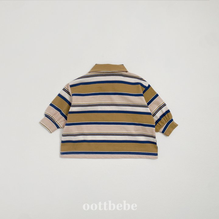 Oott Bebe - Korean Baby Fashion - #babyclothing - Meet Collar Tee - 9