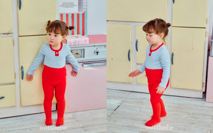 Oott Bebe - Korean Baby Fashion - #babyclothing - TOY Modal Rib Easywear - 9