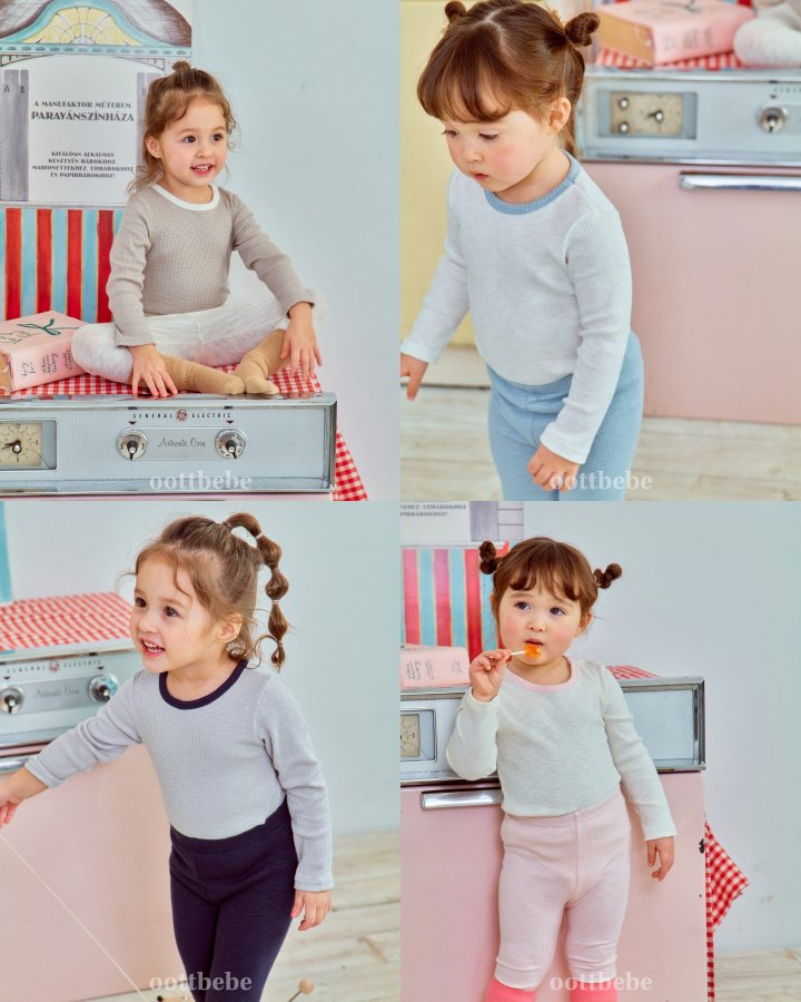 Oott Bebe - Korean Baby Fashion - #babyclothing - Slush Modal Rib Easywear - 6