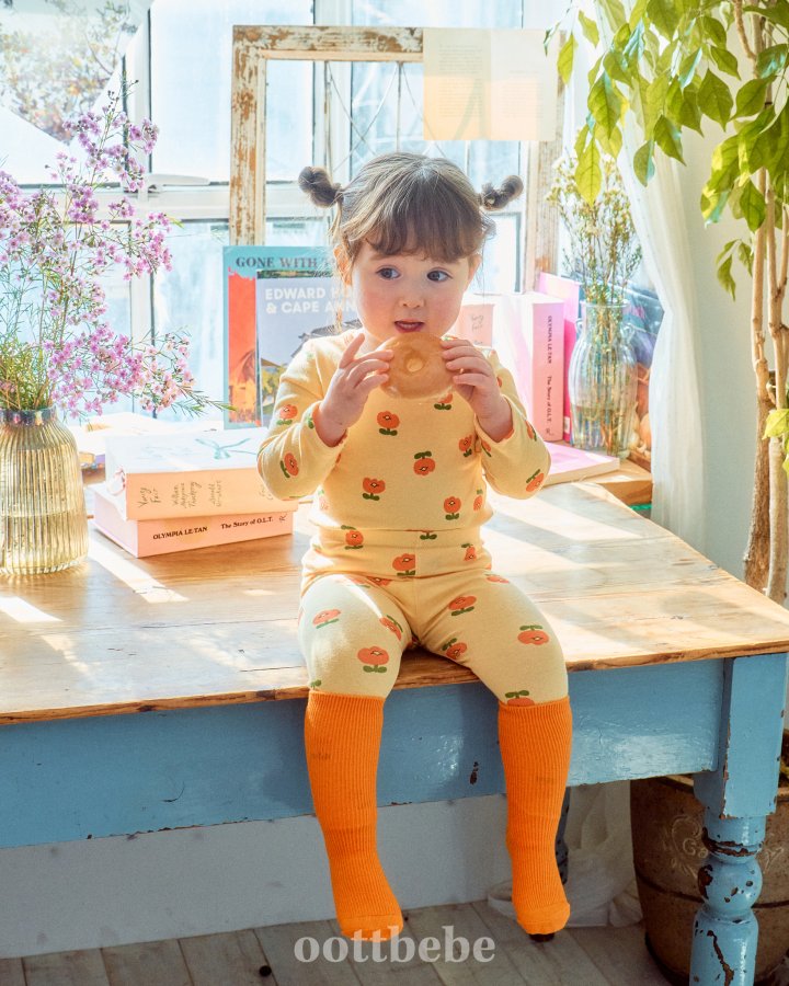 Oott Bebe - Korean Baby Fashion - #babyclothing - Petit Cotton Span Easywear Set - 5