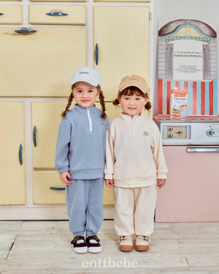 Oott Bebe - Korean Baby Fashion - #babyclothing - UFO Anorak Top Bottom Set - 7