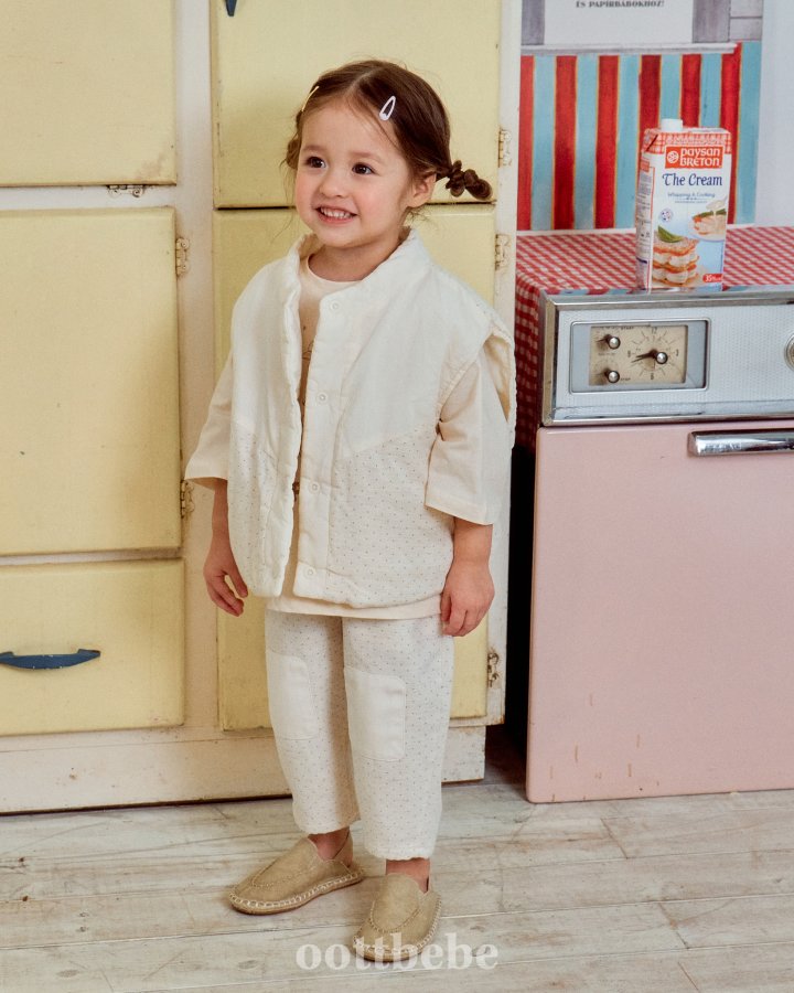 Oott Bebe - Korean Baby Fashion - #babyclothing - Creamy Pants - 2
