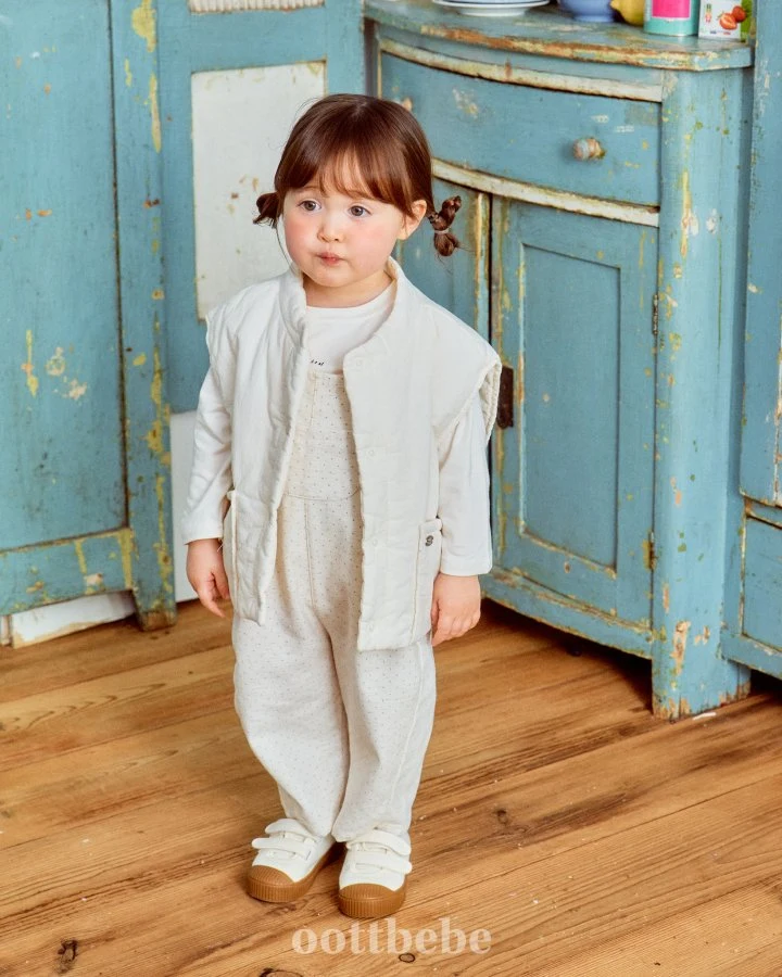Oott Bebe - Korean Baby Fashion - #babyclothing - Creamy Vest (kids)