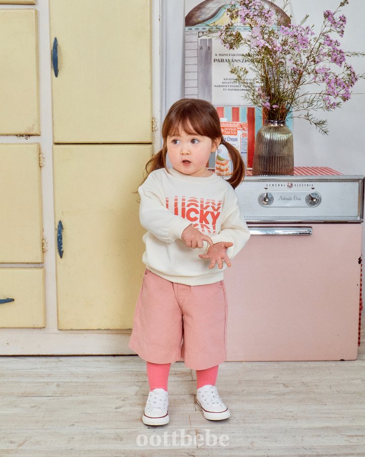 Oott Bebe - Korean Baby Fashion - #babyclothing - Lucky Sweatshirts - 2