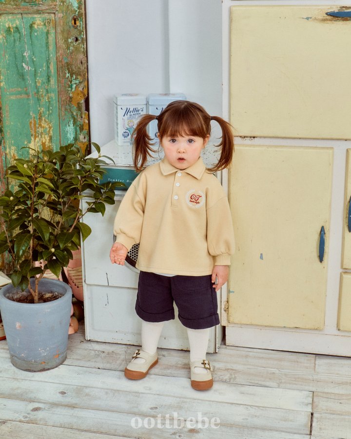 Oott Bebe - Korean Baby Fashion - #babyclothing - PK Box Collar Tee - 2