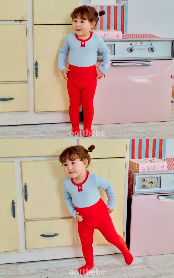 Oott Bebe - Korean Baby Fashion - #babyfashion - TOY Modal Rib Easywear - 10