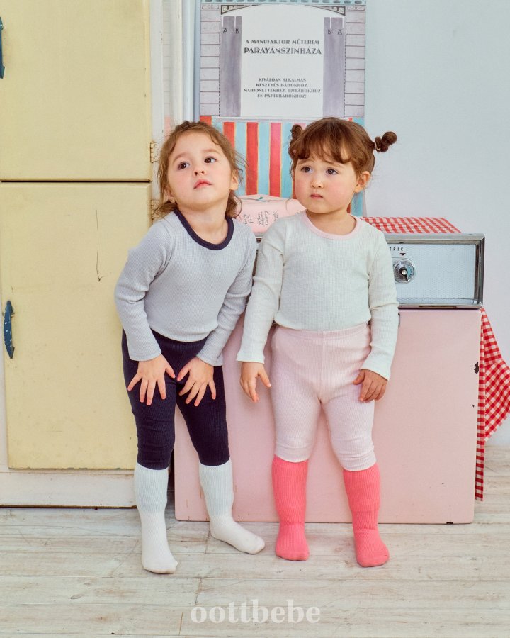 Oott Bebe - Korean Baby Fashion - #babyfashion - Slush Modal Rib Easywear - 7