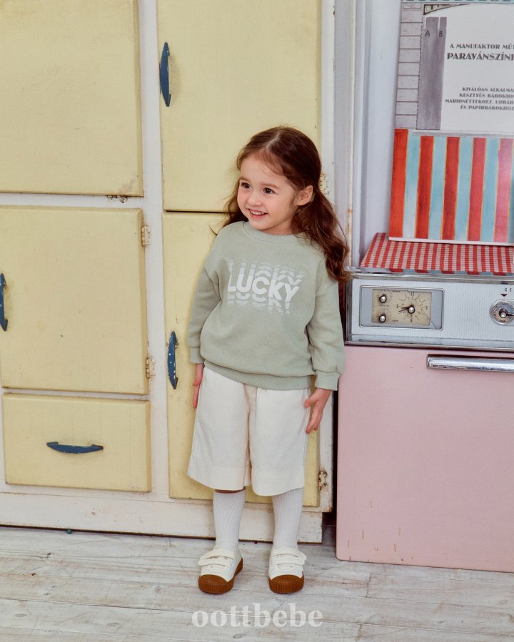 Oott Bebe - Korean Baby Fashion - #babyfashion - Lucky Sweatshirts - 3