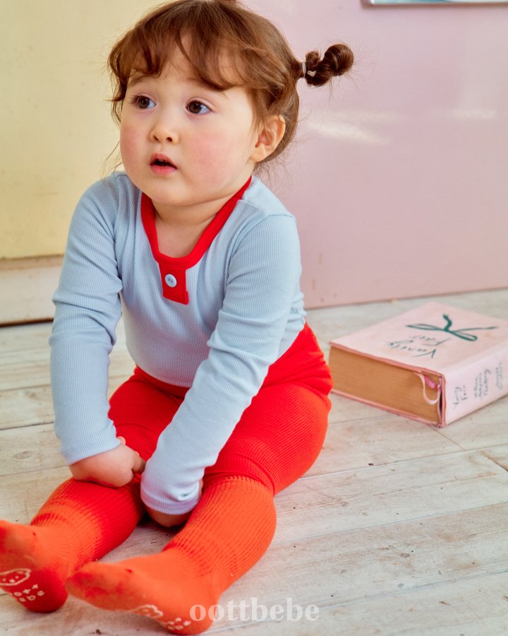 Oott Bebe - Korean Baby Fashion - #babyfever - TOY Modal Rib Easywear - 11