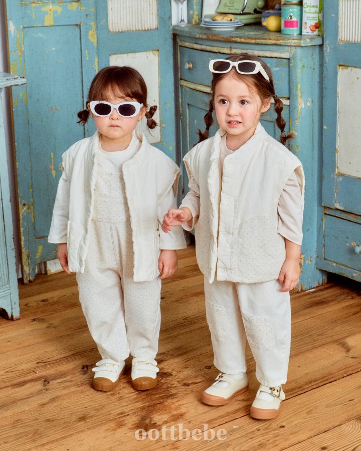 Oott Bebe - Korean Baby Fashion - #babyfashion - Creamy Pants - 4