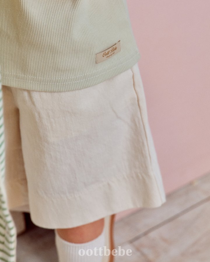 Oott Bebe - Korean Baby Fashion - #babyfever - Classic Bermuda Pants - 5