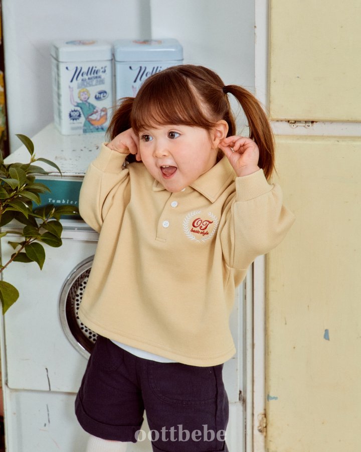 Oott Bebe - Korean Baby Fashion - #babyfashion - PK Box Collar Tee - 4