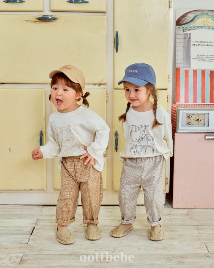 Oott Bebe - Korean Baby Fashion - #babygirlfashion - Party Top Bottom Set