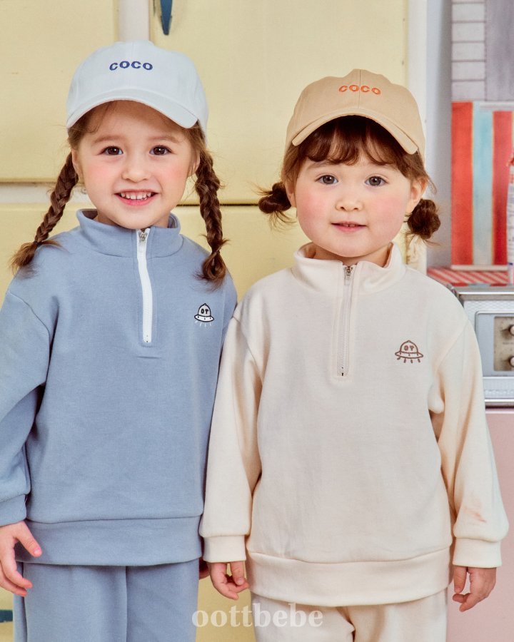 Oott Bebe - Korean Baby Fashion - #babygirlfashion - UFO Anorak Top Bottom Set - 10