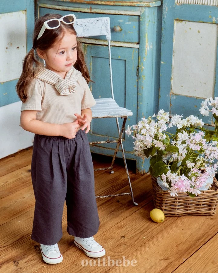 Oott Bebe - Korean Baby Fashion - #babygirlfashion - Daily Wide Pants