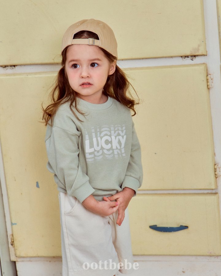 Oott Bebe - Korean Baby Fashion - #babygirlfashion - Lucky Sweatshirts - 5