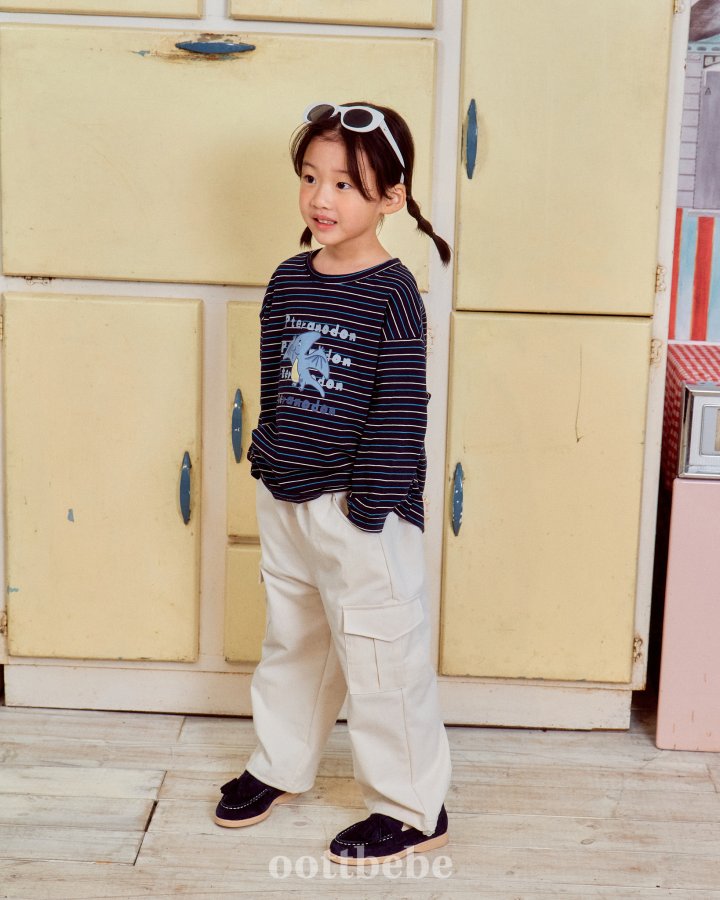 Oott Bebe - Korean Baby Fashion - #babygirlfashion - Work Cargo Pants - 11