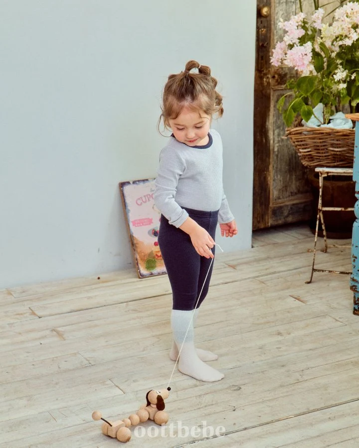 Oott Bebe - Korean Baby Fashion - #babylifestyle - Slush Modal Rib Easywear - 10