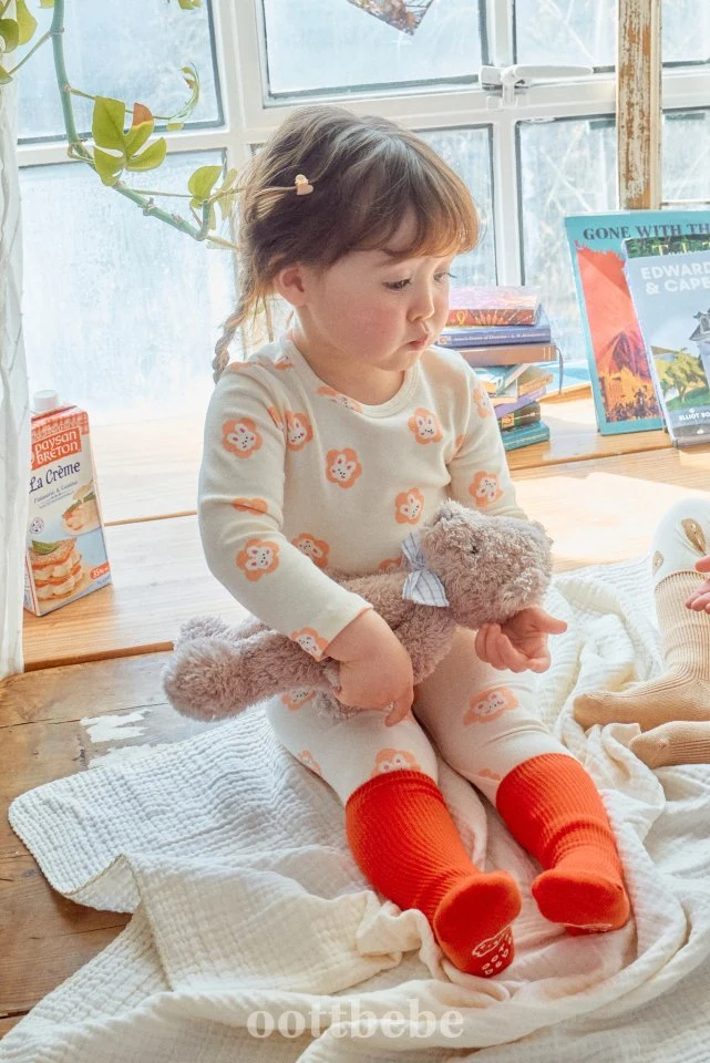 Oott Bebe - Korean Baby Fashion - #babylifestyle - Petit Cotton Span Easywear Set - 9
