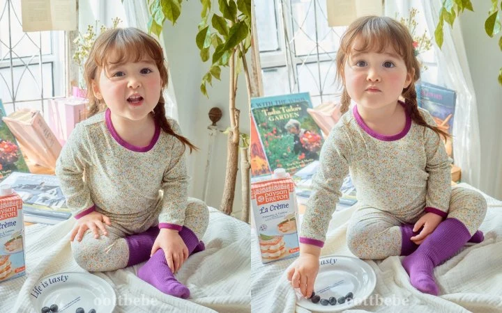 Oott Bebe - Korean Baby Fashion - #babylifestyle - Lace Flower Easywear - 6