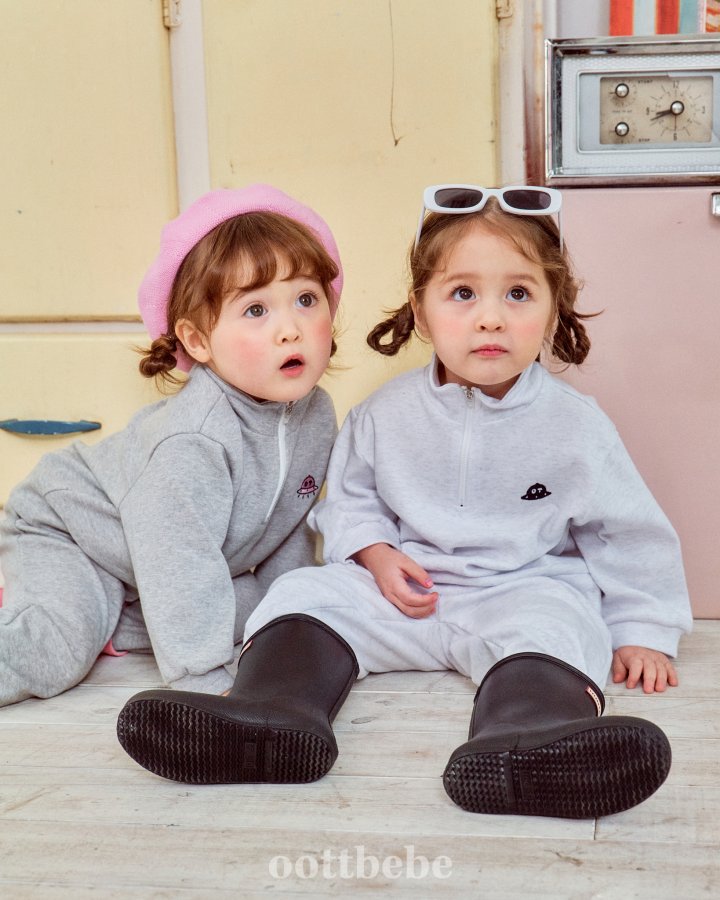 Oott Bebe - Korean Baby Fashion - #babylifestyle - UFO Anorak Top Bottom Set - 11
