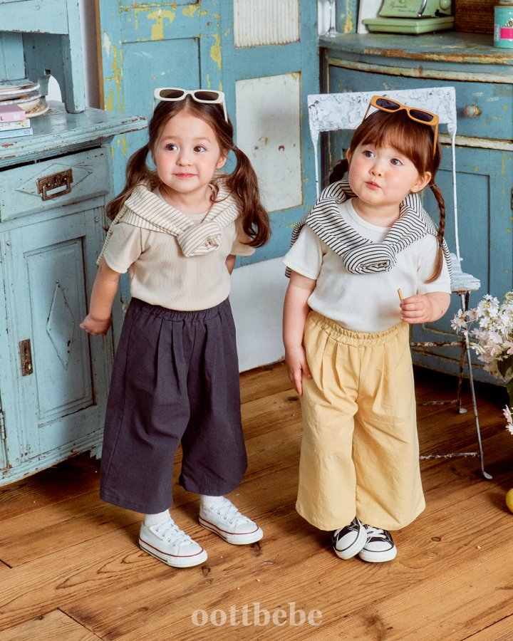 Oott Bebe - Korean Baby Fashion - #babylifestyle - Daily Wide Pants - 2