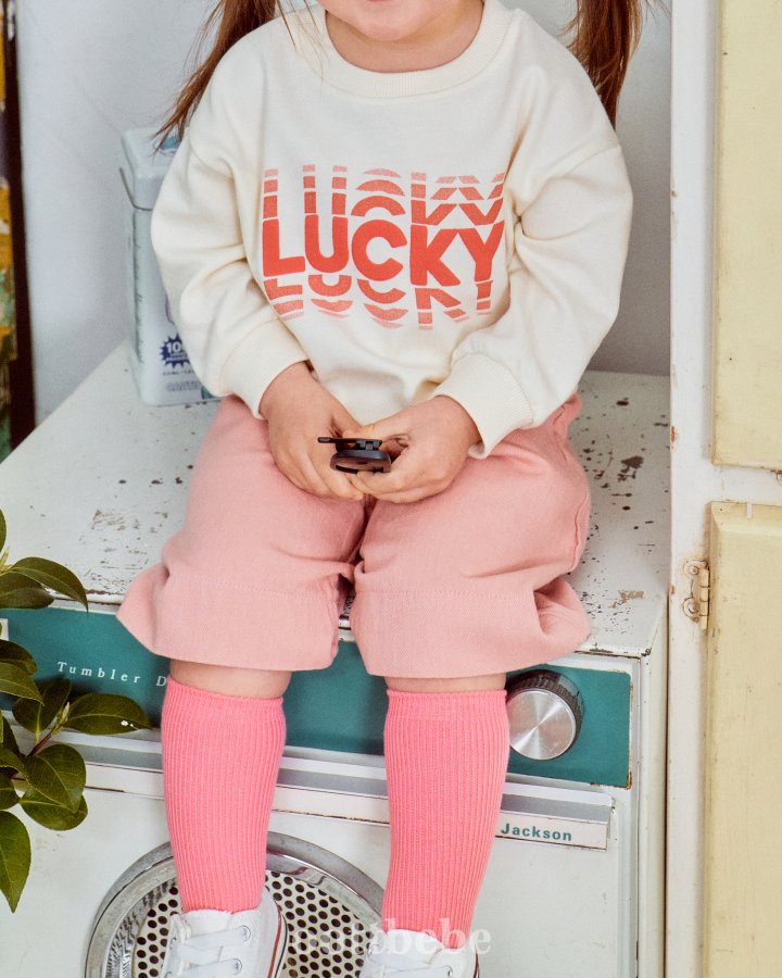 Oott Bebe - Korean Baby Fashion - #babylifestyle - Lucky Sweatshirts - 6