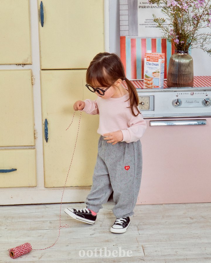 Oott Bebe - Korean Baby Fashion - #babylifestyle - Holiday Waffle Pants - 7