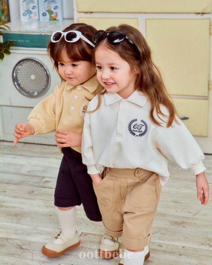 Oott Bebe - Korean Baby Fashion - #babylifestyle - PK Box Collar Tee - 6