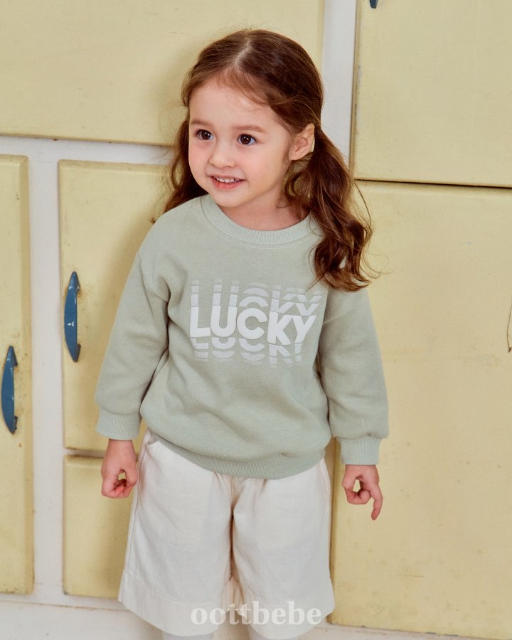 Oott Bebe - Korean Baby Fashion - #babyoninstagram - Lucky Sweatshirts - 7