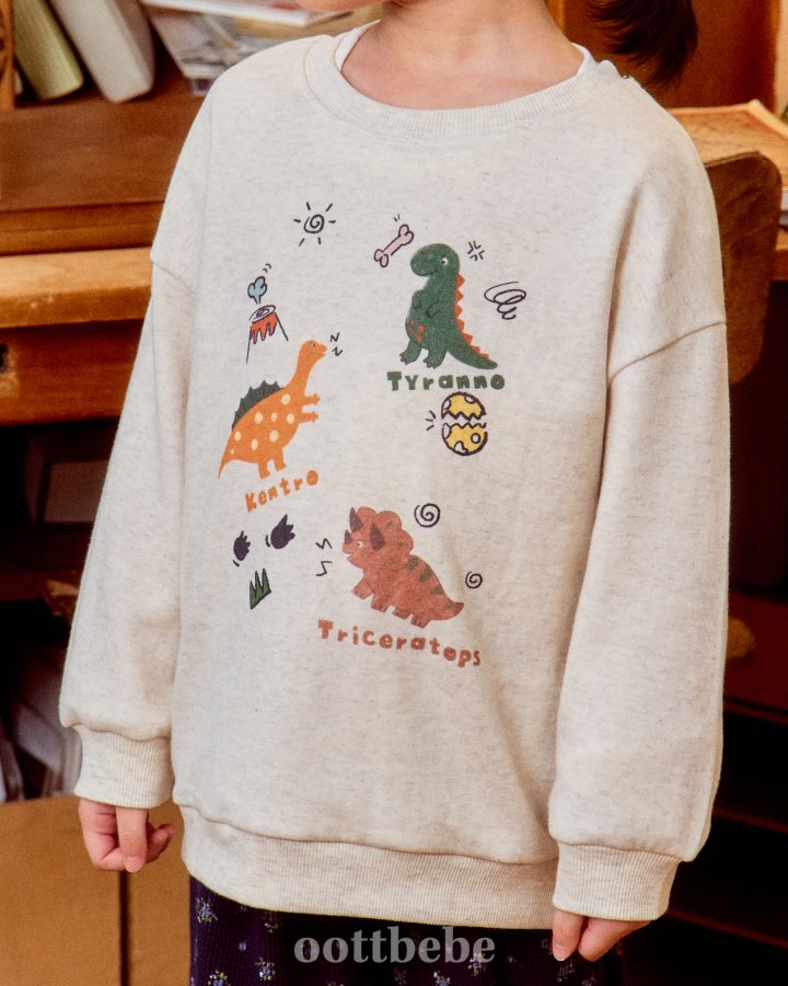 Oott Bebe - Korean Baby Fashion - #babyoninstagram - Dino Sweatshirts - 10
