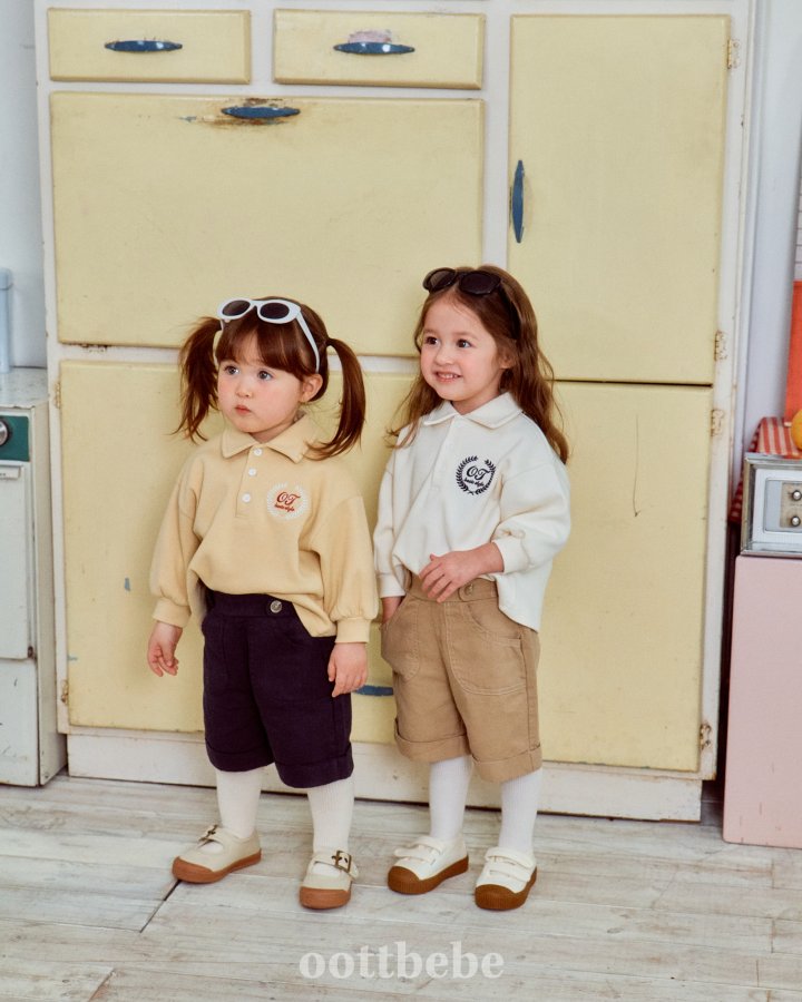 Oott Bebe - Korean Baby Fashion - #babyoninstagram - PK Box Collar Tee - 7